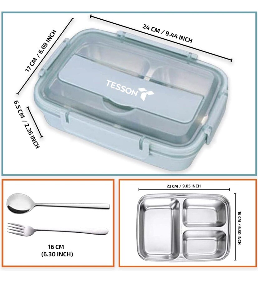 insulated tin lunch box
