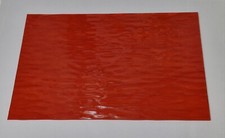 1 piece, Orange  Stained Glass Tiles, A4 Size, 3 mm thick. Art&Craft