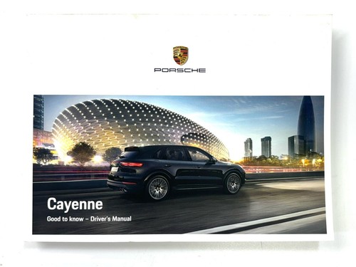 Porsche Cayenne 2019 Manuel Conducteur - WKD9Y0042019
