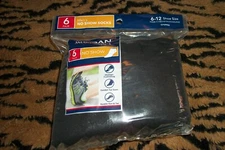 Gildan Smart Basics Men's Socks No Show Shoe Size 6-12, 6 Pairs, Black