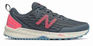 New-Balance-Women-039-s-NITREL-v3-Trail-Shoes-Grey-with-Pink