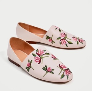 light pink flats