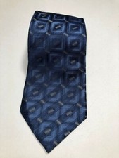 Van Heusen Multi-Colored Tie With A Square/Stripe Pattern