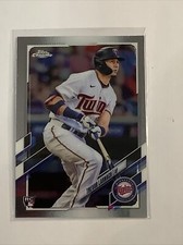 2021 Topps Chrome Update Series Trevor Larnach USC69 Twins RC Rookie Card A-33. rookie card picture
