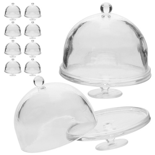 10 Pcs Mini Dessert Cake Holder Dollhouse Accessories Stand Toys