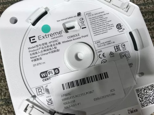 Extreme Networks AP305C Extreme Wireless WiFi6 Access Point, FREE SHIPPING - Bild 3 von 6