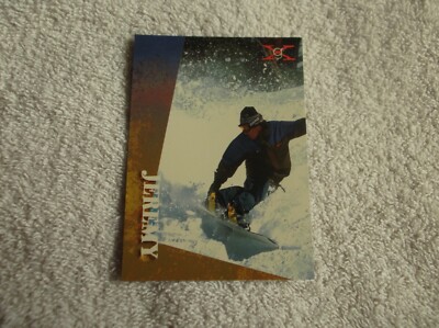 Generation eXtreme ''JEREMY JONES'' #57 Snowboarder 1994 Trading Card X-Sports