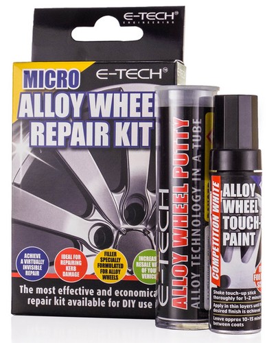 E-Tech Micro DIY Car Vehicle Alloy Wheel Putty Touch Up Paint Stick Repair Kit - Picture 2 of 19