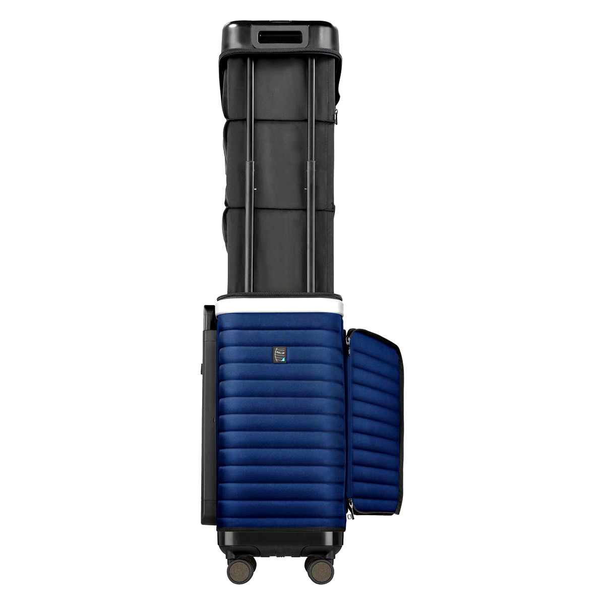 Pull Up Suitcase - Dein mobiler Kleiderschrank, Ausziehbarer Reisekoffer (Blau)