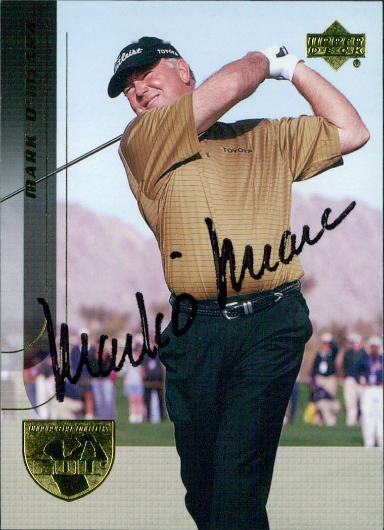 Mark O'Meara PGA Golfer Signed 2004 Upper Deck Card #28 JSA Authenticated