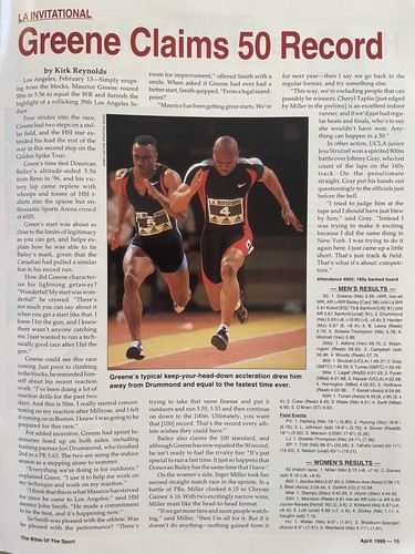 1999 Track and Field News April High School Issue - Picture 10 of 24