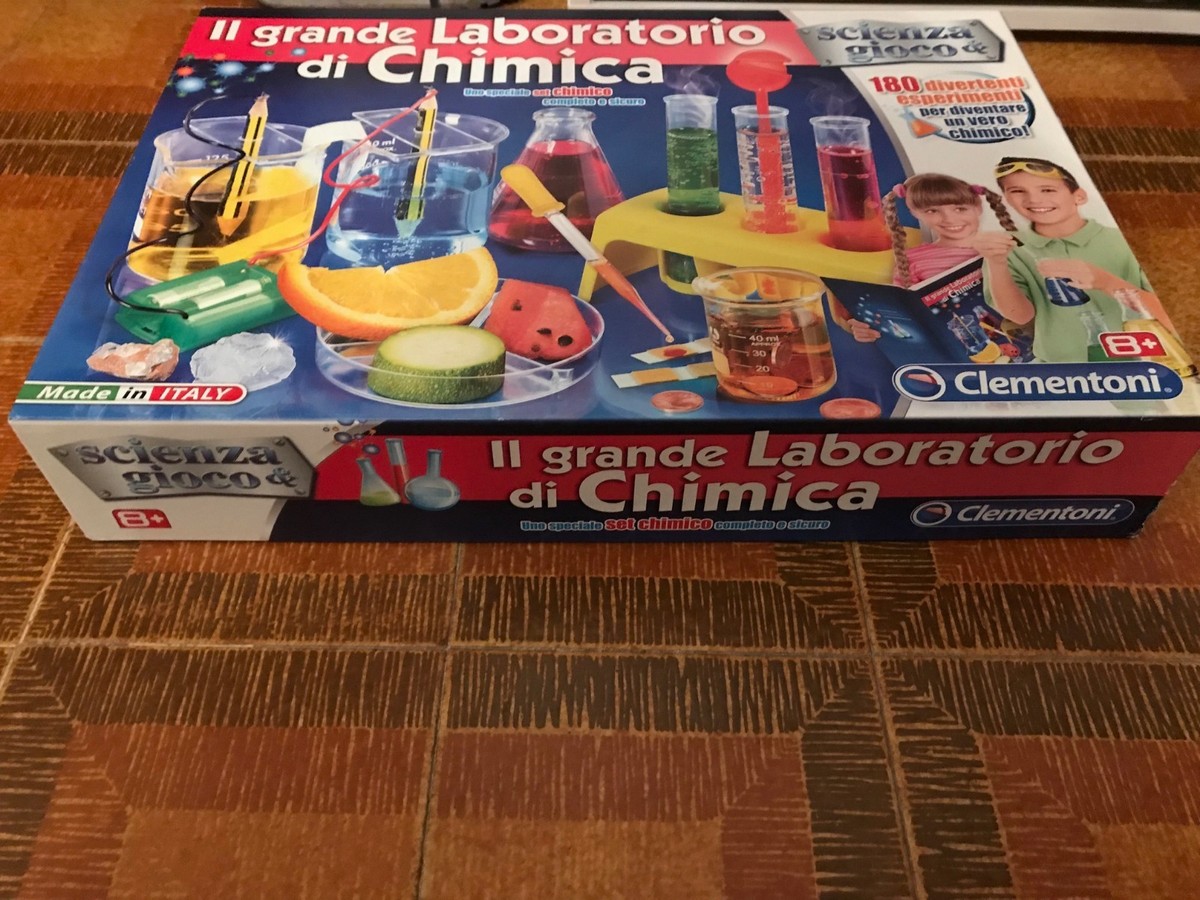 Gioco IL GRANDE LABORATORIO DI CHIMICA Clementoni Scienza e gioco