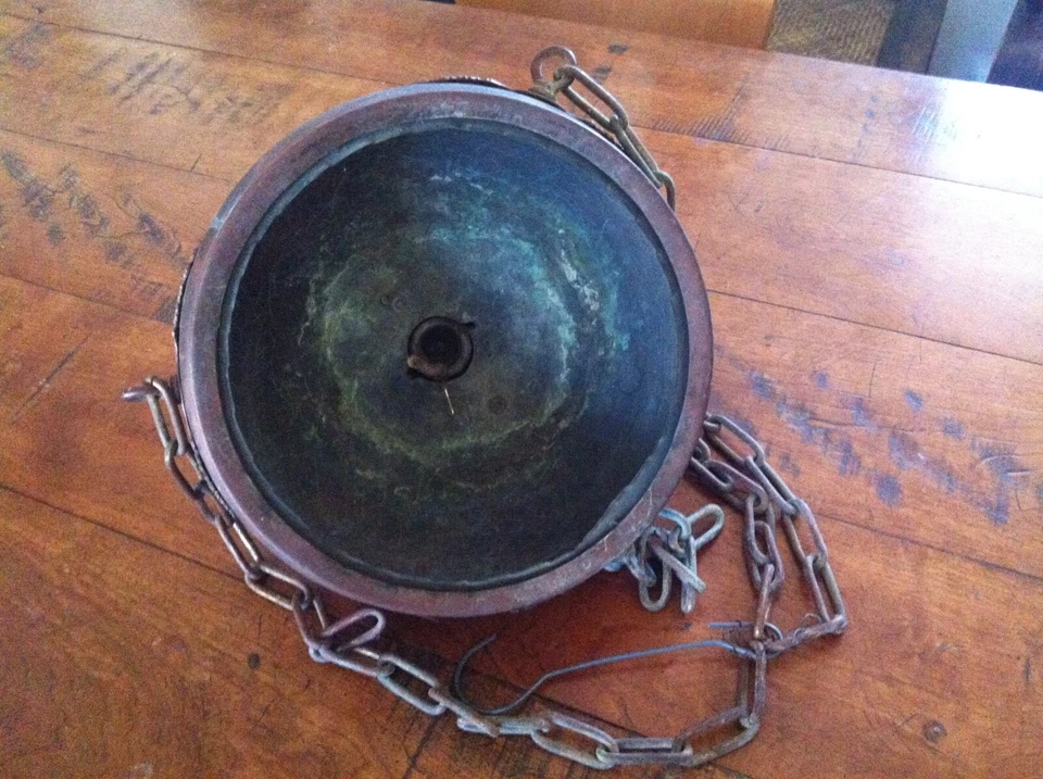 Lámpara Colgante Vintage Cobre y Bronce - Estilo Artes y Manualidades Foto 3 de 4