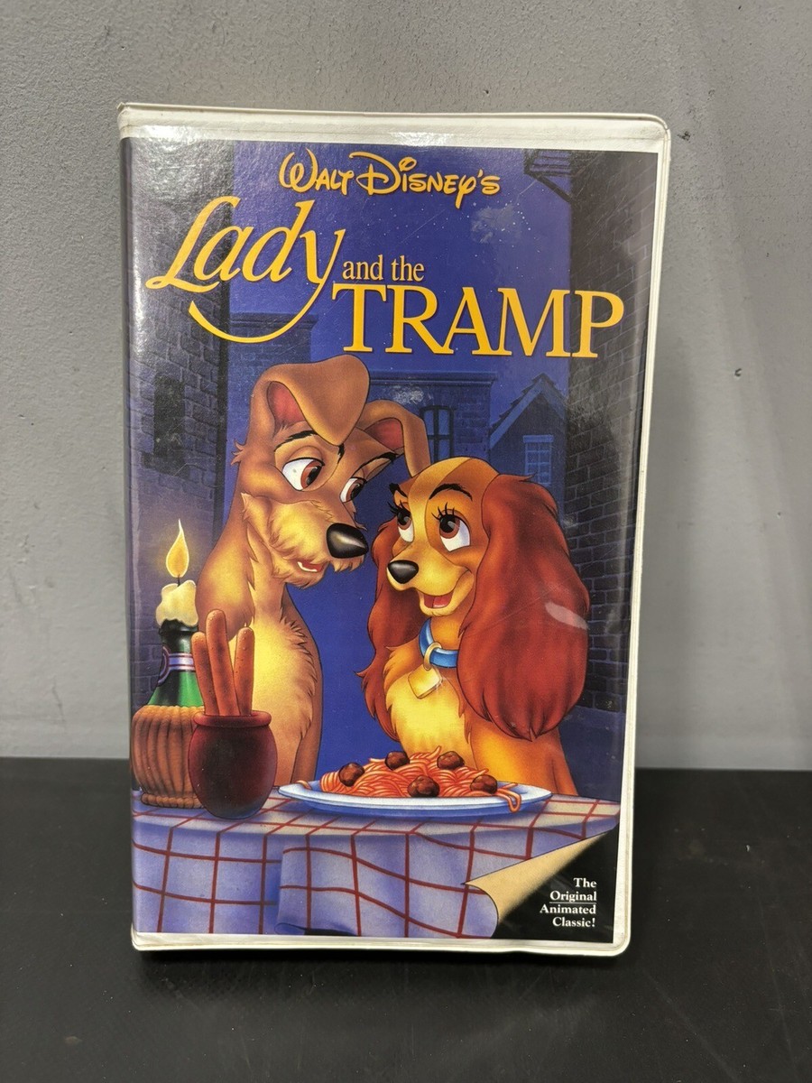 Walt Disney's Lady and the Tramp VHS Black Diamond The Classics