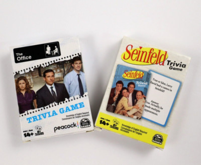 Pack Seinfeld and The Office Trivia Family Fun Card Game Bundle