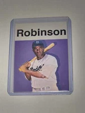 Jackie Robinson Baseball Art Card - Artist Signed - 1/10