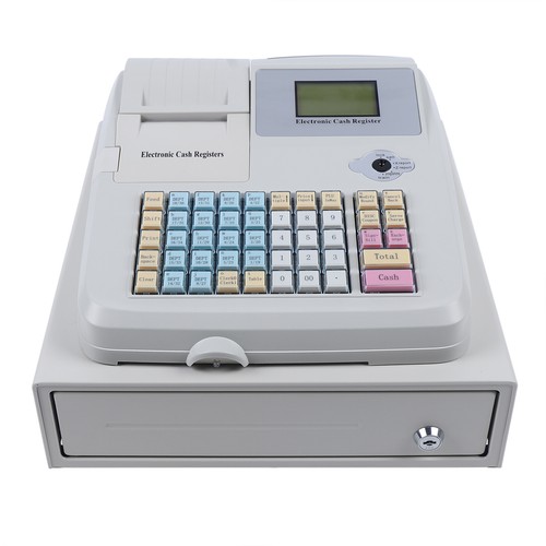 Caja registradora electrónica 48 llaves POS máquina de caja supermercado pantalla LED NUEVA EE. UU. - Imagen 5 de 18