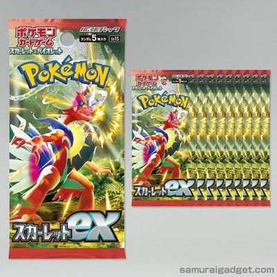 Pok?mon TCG Scarlet Ex (10 Packs) [Scarlet & Violet] Japanese Pokemon Cards sv1S