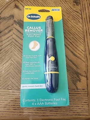 Dr. Scholl's Callus Remover Electronic Foot File, Electric Hard Skin Removal