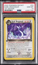 2000 POKEMON ROCKET 1ST EDITION #33 DARK DRAGONAIR PSA 10