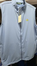 Augusta National Masters Peter Millar Full Zip Vest Baby Blue. Size Large. NWT