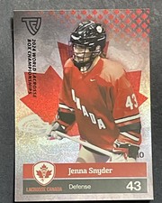 2024 - Jenna Snyder -Canada Foil Card - TFL World Lacrosse Box Championships