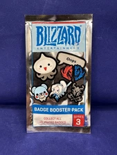 Blizzard Badge Booster Pack - Series 3 - Factory Sealed