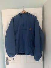 Pullover Carhartt blu Nimbus foderato in pile - Uomo XL blu royal
