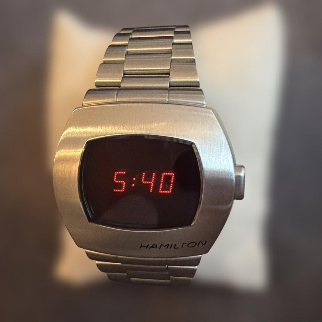 HAMILTON PSR H52414130 Digital Quartz Black 40.8x34.7mm Box Papers Watch