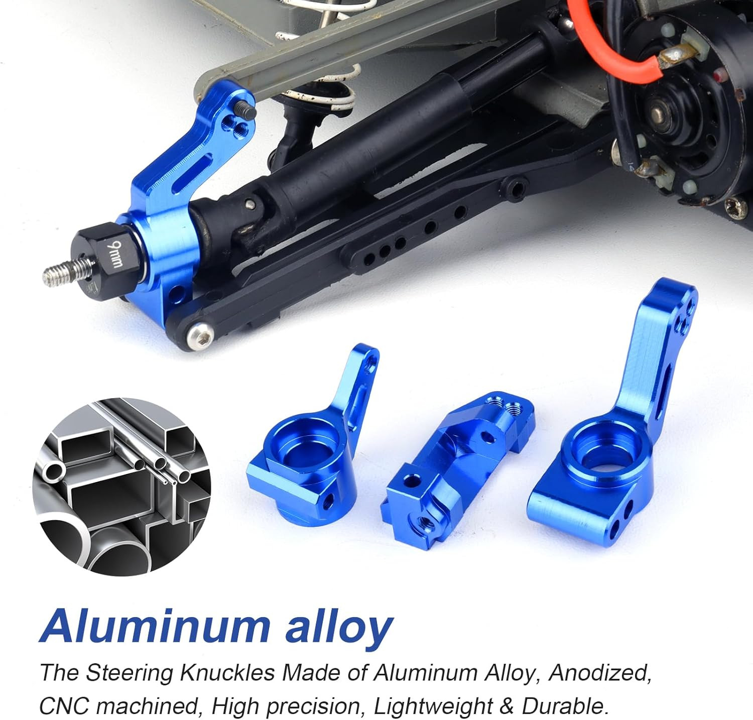 Aluminum Front Steering Blocks & Caster Blocks and Rear Stub Axle Carriers Upgra