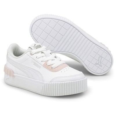 Puma Carina Lift Schuh Weiß Rosa Mädchen 374226