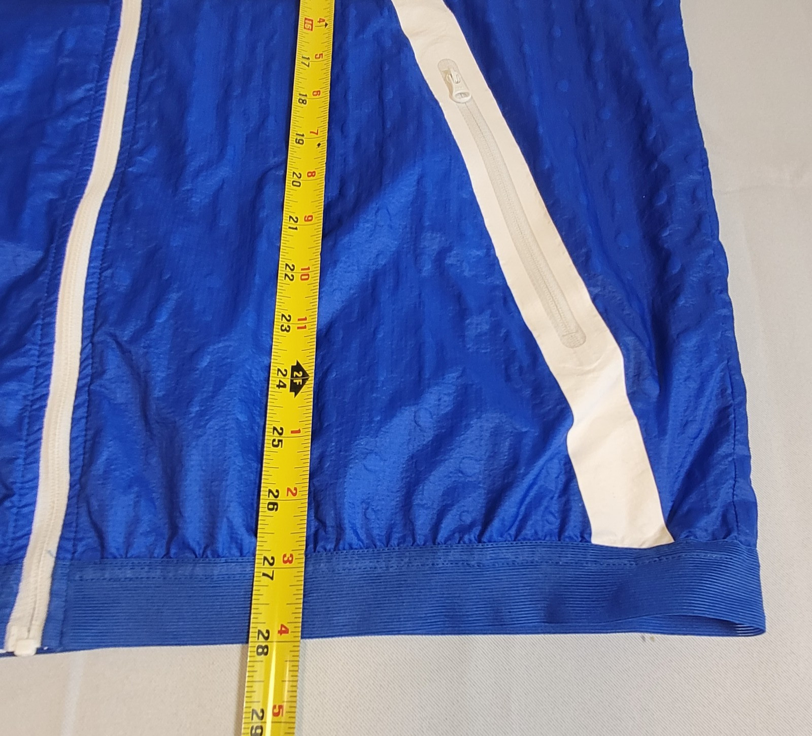 Rare Nike Tech Hyperfuse Windrunner Large Blue Wh… - image 14