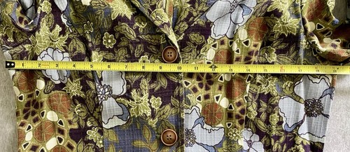 Requirements Women’s Sz Large Vintage Multicolored Floral Blazer Jacket - Picture 3 of 6