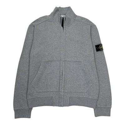Stone Island Pullover Zip Top Herren Jacke Full Zip Track Top Grau Gr. Large L