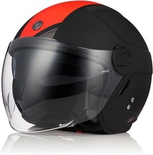 Torc T-595 Open Face Motorcycle Helmet ECE 22.06 Approved Motorbike Helmet