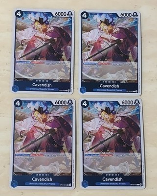 4X Playset Cavendish OP10-045 Royal Blood One Piece