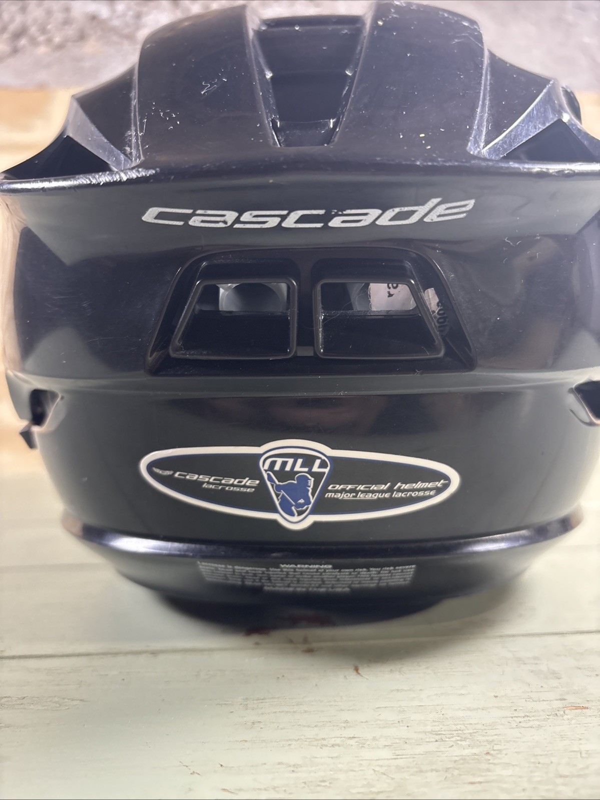 Cascade Black Hockey Helmet OSFM Model S Excellent Condition 