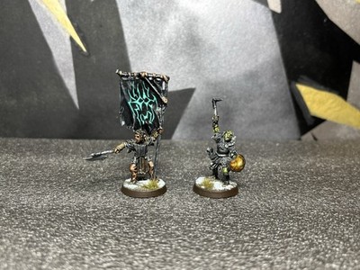Pro Painted Mordor Ork Command (old Vers.) Angmar Ver. Gw Lotr/ Warhammer