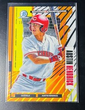Austin Hendrick 2021 Bowman Chrome Ascensions Orange Refractor /25 #BA-24 Reds