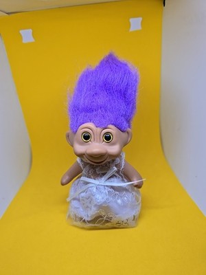 1991 TOYS N' THINGS Troll Doll 5'' OOAK Wedding Bride ''LILLIAN''