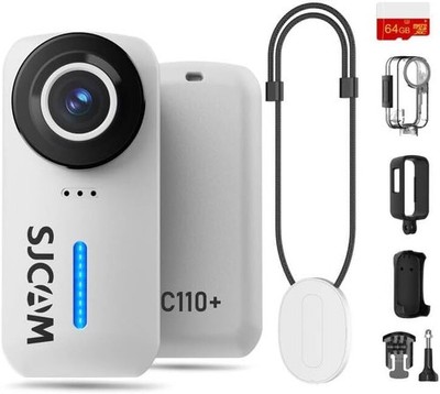 SJCAM C110+ 4K Action Camera Mini Body Camera 6-Axis Stabilization Video Camera