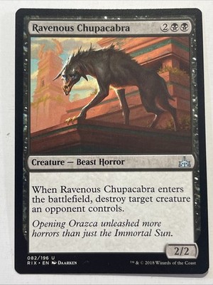 1x Ravenous Chupacabra - Rivals of Ixalan (RIX) Magic MTG