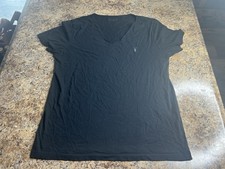 Men's ALLSAINTS Short Sleeve Tee Shirt size Medium Black SS T Shirt All Saints