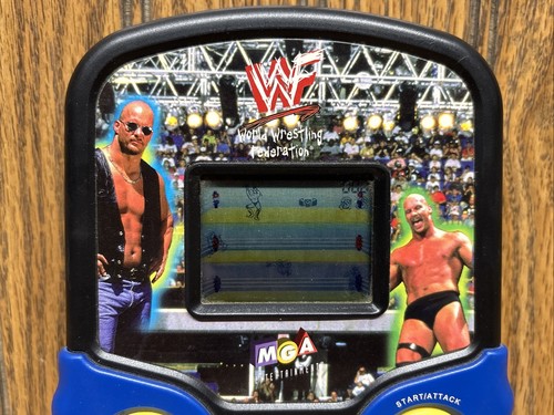 WWF Wrestling Hand Held Electronic Game Stone Cold Steve Austin by MGA - Manual - Picture 2 of 6