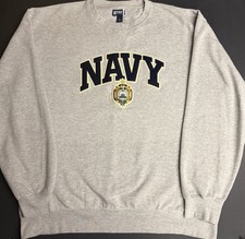 Vintage 90s - US Navy - Crewneck Sweatshirt - XL