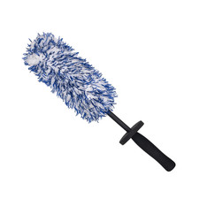 Lukcozmo Car Cleaning Rim Cleaner Wheel Cleaning Brush Metal Soft Synthetic