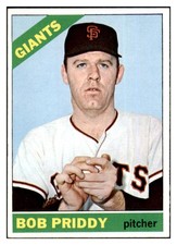 1966 TOPPS #572 BOB PRIDDY GIANTS NR-MT SET BREAK 455202 (KYCARDS)