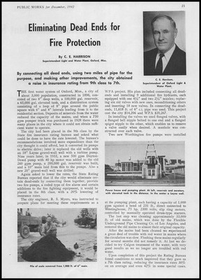 1942 Oxford Mississippi Photos Dead End System Fire Prevention Article Print Ad
