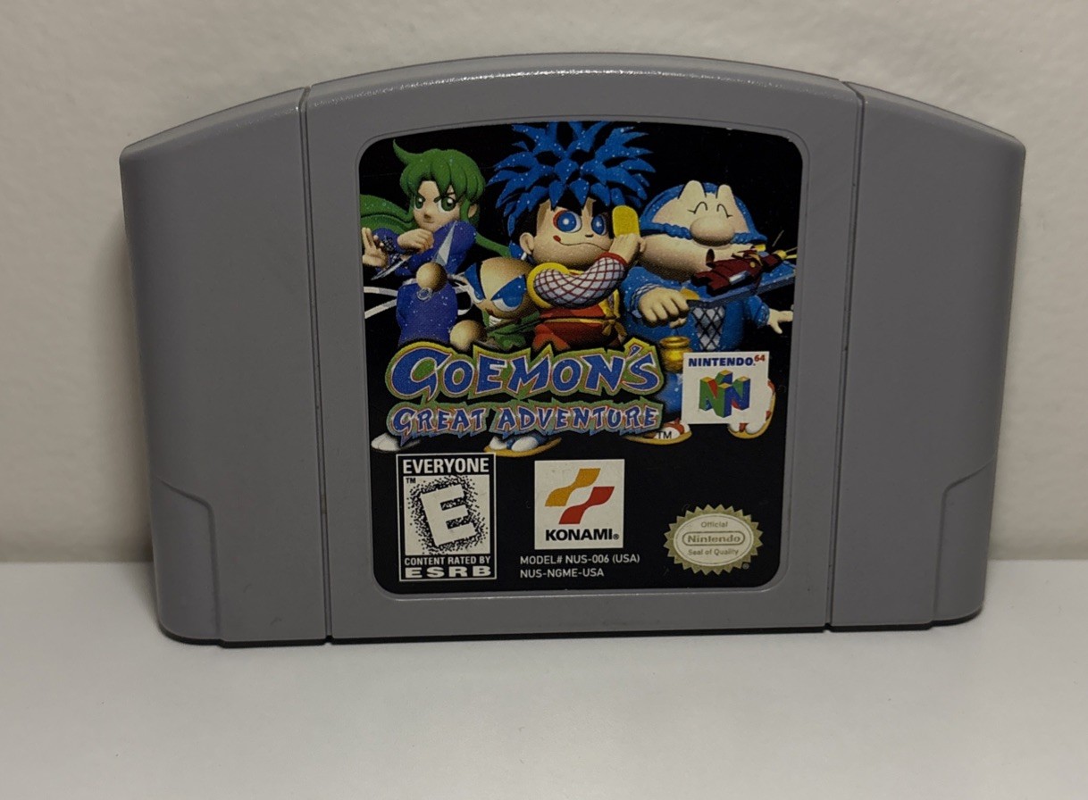 Goemon's Great Adventure - Nintendo 64 N64 - Authentic, Working Cartridge