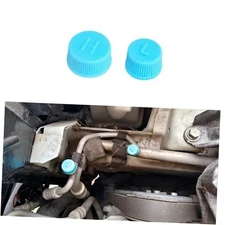Replacement Valve Cap for Car Air Conditioning, Refrigerant Cap, R134a AC 2PCS